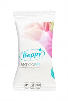 Нежно-розовые тампоны-губки Beppy Tampon Wet - 2 шт.
