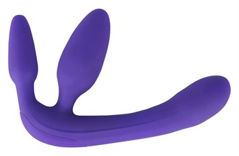 {{photo.Alt || photo.Description || 'Фиолетовый безремневой вибрострапон Vibrating Strapless Strap-On'}}