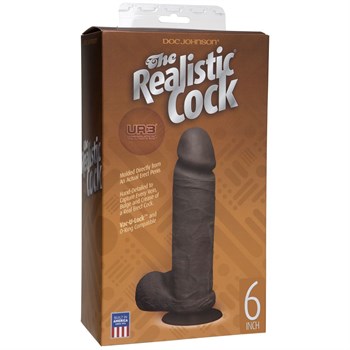 Реалистичный фаллоимитатор The Realistic Cock ULTRASKYN 6” - 17,3 см.