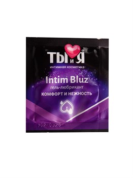 Гель-лубрикант Intim bluz в одноразовой упаковке - 4 гр.