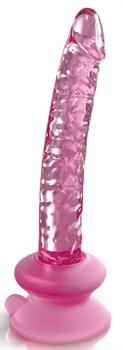 {{photo.Alt || photo.Description || 'Розовый стеклянный фаллоимитатор Icicles №86 с силиконовой присоской - 17 см.'}}