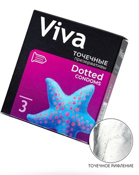 {{photo.Alt || photo.Description || 'Презервативы с точечками VIVA Dotted - 3 шт.'}}