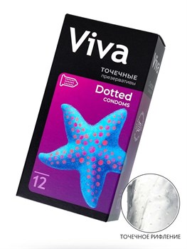 {{photo.Alt || photo.Description || 'Презервативы с точечками VIVA Dotted - 12 шт.'}}