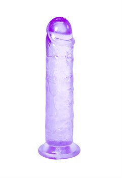 Фиолетовый фаллоимитатор Distortion - 18 см.