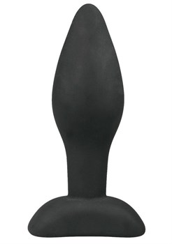 Черный анальный плаг Rocket Plug - 9 см.