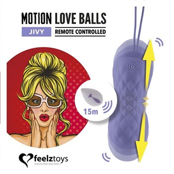 {{photo.Alt || photo.Description || 'Фиолетовые вагинальные шарики Remote Controlled Motion Love Balls Jivy'}}