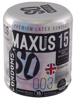 {{photo.Alt || photo.Description || 'Экстремально тонкие презервативы MAXUS Extreme Thin - 15 шт.'}}