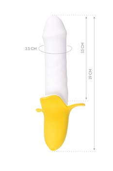 Пульсатор в форме банана B-nana - 19 см. - фото 82936