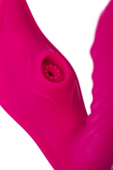 Ярко-розовый стимулятор точки G с вакуум-волновой стимуляцией Shani - фото 82964