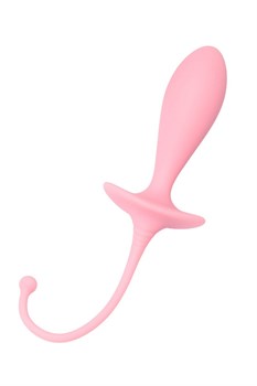 Розовая анальная пробка Plug 2 - 19 см.
