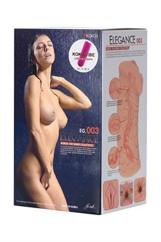Реалистичный мастурбатор-вагина Elegance.003 с вибрацией