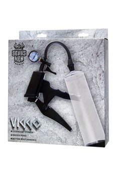 Прозрачная механическая помпа для пениса Viggo