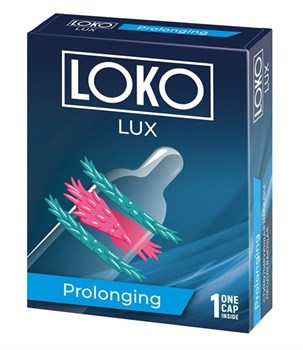 Стимулирующая насадка на пенис LOKO LUX с продлевающим эффектом