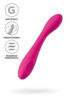 Ярко-розовый стимулятор G-точки G-Stalker - 19,5 см.