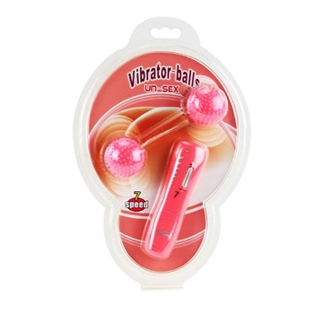 Вибрирующие вагинальные шарики розового цвета