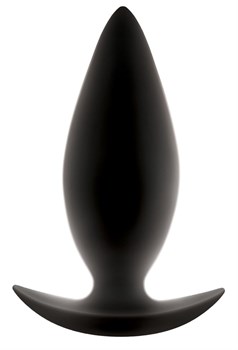 Чёрная анальная пробка для ношения Renegade Spades Medium - 10,1 см.