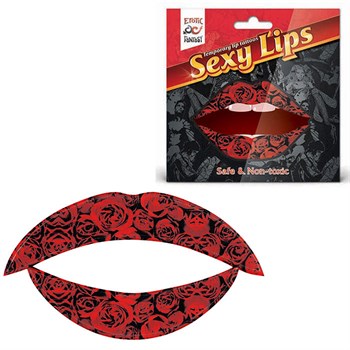 Lip Tattoo Алая роза Erotic Fantasy EF-LT04