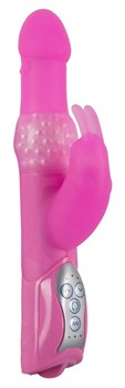 {{photo.Alt || photo.Description || 'Розовый вибромассажёр с клиторальным отростком Rabbit Pearl - 26,5 см.'}}