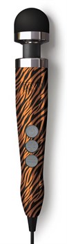 Жезловый вибратор Die Cast 3 с тигровым принтом - 28 см.