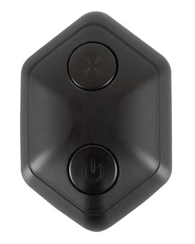 Черный вибростимулятор простаты Butt Plug с функцией расширения - 10,7 см.