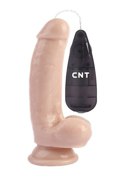 Телесный вибратор-реалистик 6.9 Stud Realistic Dildo - 17,5 см. 330317