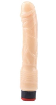 Телесный вибратор 9 Vibrating Dildo - 22,5 см. 330344