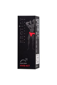 Возбуждающий крем-спрей для мужчин Erotist Vivid Act - 30 мл.
