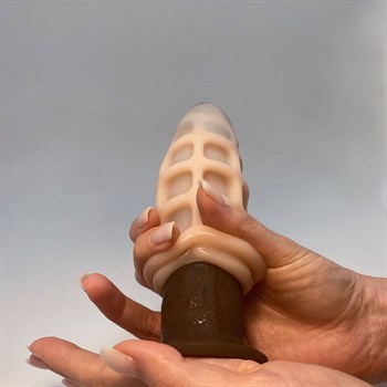 Телесный мастурбатор-ротик Oral Mini Masturbator