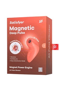 Оранжевый вакуумный стимулятор Magnetic Deep Pulse