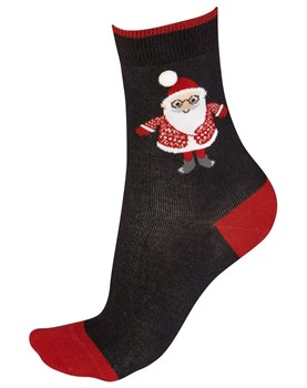 Новогодние хлопковые носки с Сантой Клаусом Christmas Socks 350697