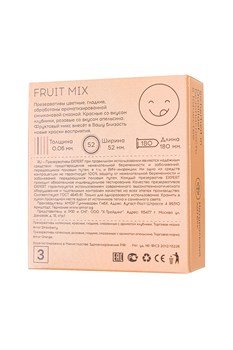 Ароматизированные презервативы EXPERT Fruit Mix - 3 шт.