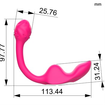 Розовый многофункциональный стимулятор для женщин