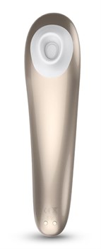 Клиторальный вибромассажер с вакуумной стимуляцией - 15,8 см.