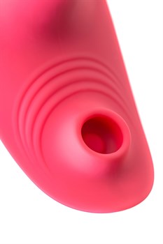 Розовый вибровкладыш в трусики с вакуум-волновой стимуляцией Xiari
