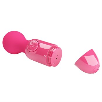 Розовый мини-вибратор с шаровидной головкой Mini Stick