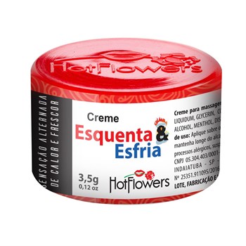 Возбуждающий крем Esquenta&Esfria с охлаждающе-разогревающим эффектом - 3,5 гр.