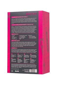 Ярко-розовый вакуум-волновой стимулятор Molette