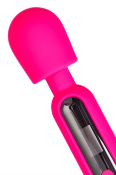 Ярко-розовый wand-вибратор Mashr - 23,5 см.
