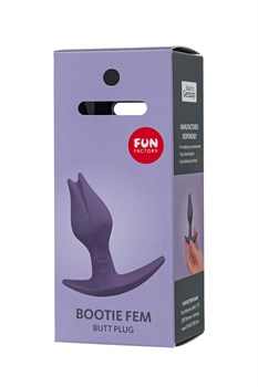 Фиоелетовый анальный стимулятор Bootie Fem - 8,5 см.