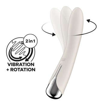 Телесный вибратор-ротатор Spinning Vibe 1 - 18 см.