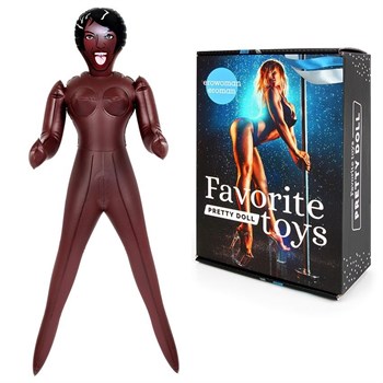 Темнокожая секс-кукла Шарлиз с 3 рабочими отверстиями