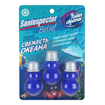 Чистящее средство для унитаза San Inspector BELIEF «Свежесть океана» 397599