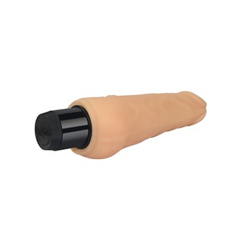 Реалистичный вибромассажёр с шипами для клиторального массажа - 19 см.