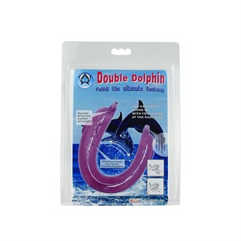 Мечтаете купить фиолетовый двойной фаллоимитатор Dolphin - 30,5 см. с быстр...
