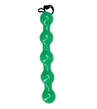 Зелёная анальная цепочка Booty Lime - 24,5 см.