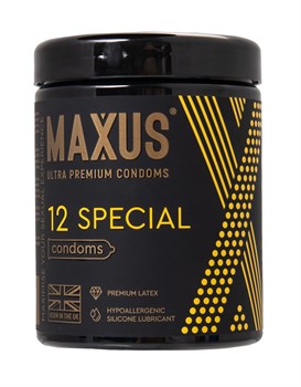 Презервативы с точками и рёбрами MAXUS Special - 12 шт. 447426