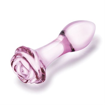 Набор из 3 стеклянных анальных пробок Rosebud Butt Plug Set