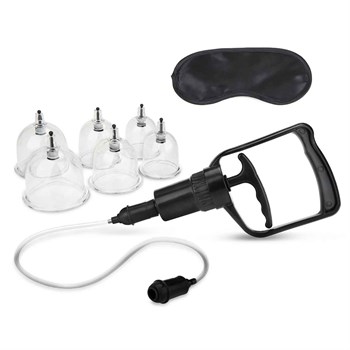 Набор из 6 вакуумных банок с насосом Erotic Suction Cupping Set 450829