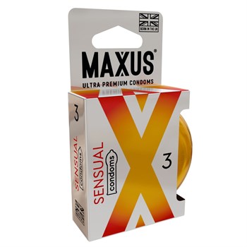 Презервативы анатомической формы Maxus Sensual - 3 шт. 455534