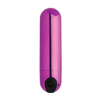 Лиловая вибропуля 10X Rechargeable Vibrating Metallic Bullet 477035